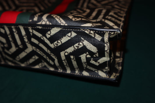 Gucci Supreme Kaleido Tote Crossbody Shoulder Bag Pre-Loved