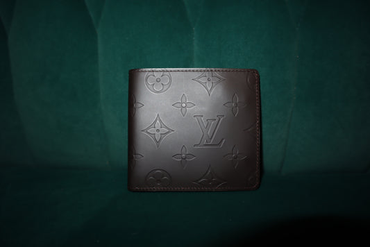 Louis Vuitton Matte Finish and Leather Men’s wallet