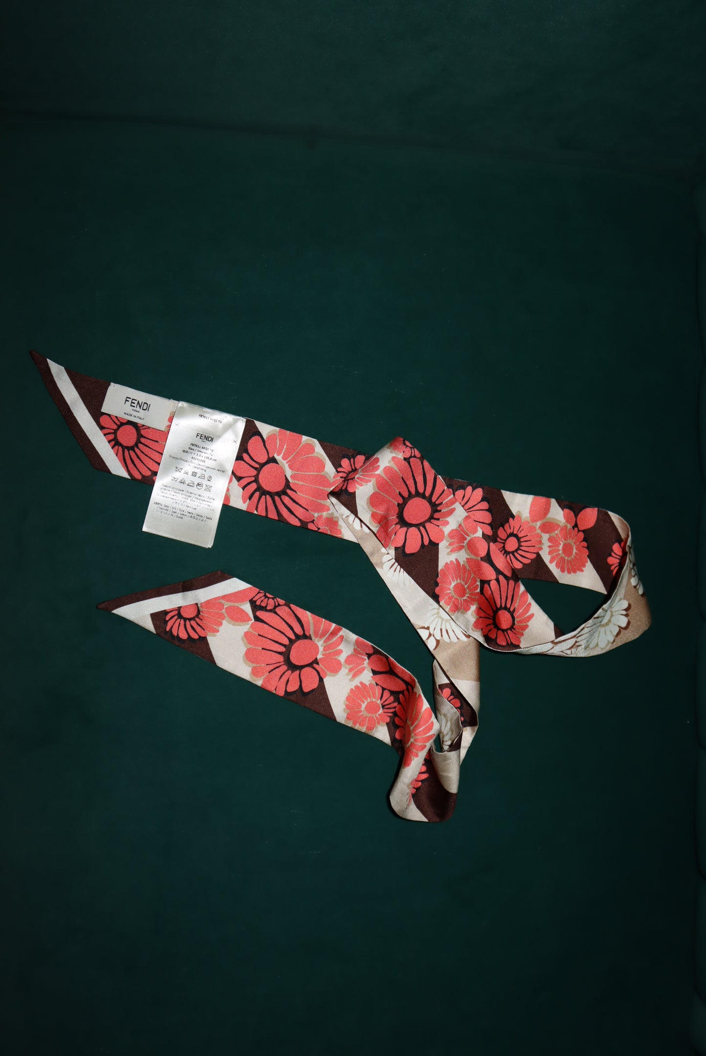 FENDI Silk Twilly NWT