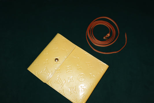 Louis Vuitton Rare Find Monogram Vernis Kenmare Gris Belt Crossbody Shoulder Pouch Pre-Loved