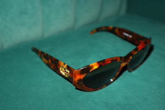 Gucci leopard print vintage sunglasses