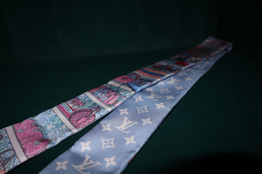 Louis Vuitton Twilly Bandeau Luxury Silk Scarf Pre-Owned