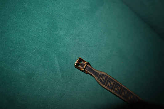 Fendi Misanga Bracelet Pre-Loved Brown Black