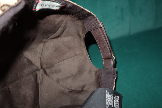 Gucci GG Canvas Web Line Cap Hat Pre-Loved