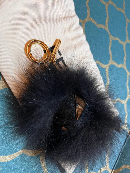 Pre-Owned Fendi Bag Charm Monster Bugs Charm Pompom ASM Luxuries