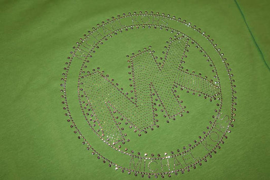 Michael Kors Embellished Logo Cotton Blend Sweatshirt