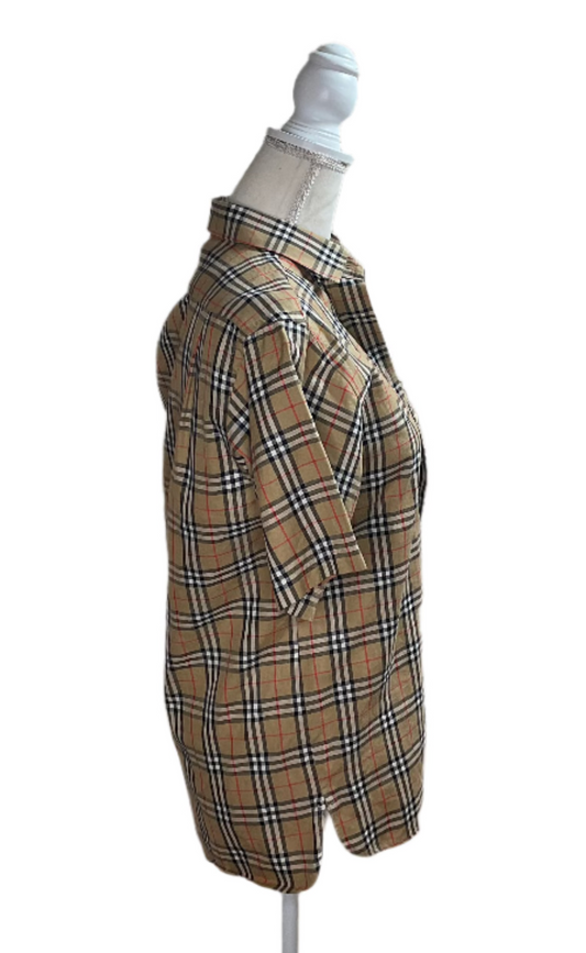 Burberrys Caxton Short Sleeve Check Shirt Pre-Loved