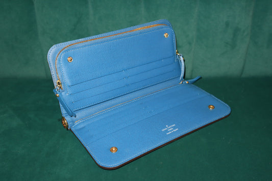 Louis Vuitton Monogram Canvas Blue Insolite Wallet