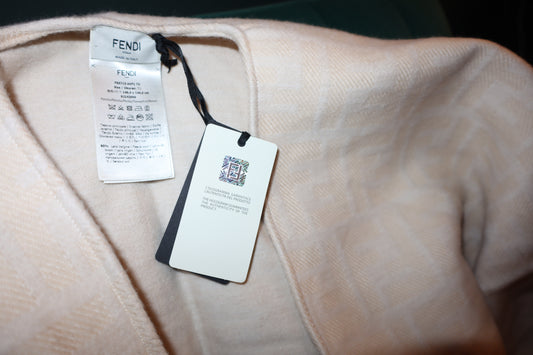 Fendi Poncho New with Tags Cream on cream