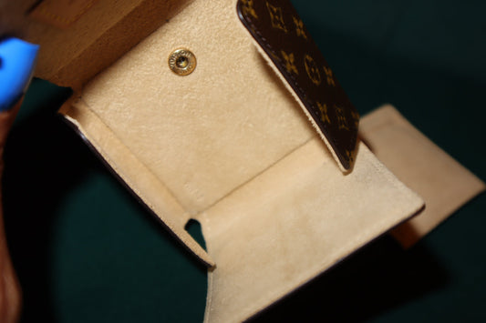 Louis Vuitton Monogram Folding Jewelry Case PM Pre-Loved