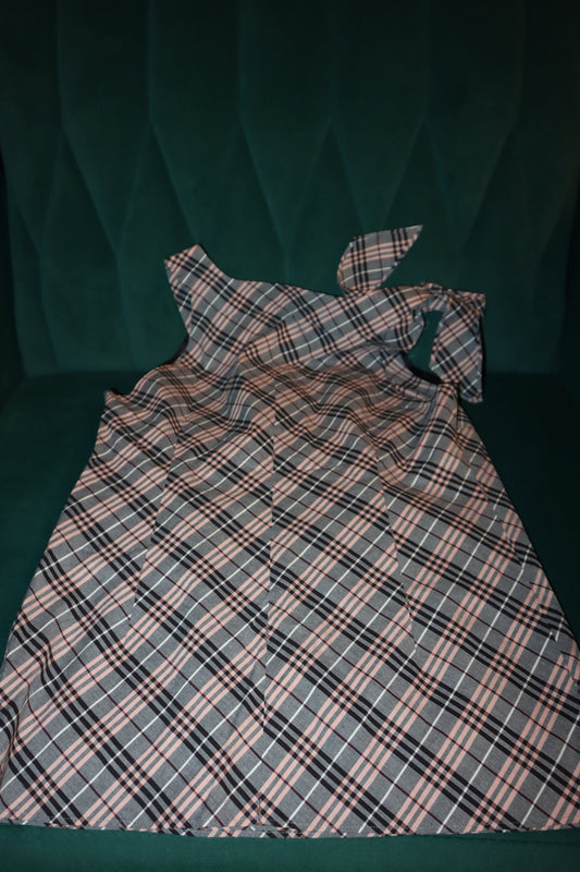 Burberry Blue Label Nova Check Tank Top Cotton Beige Pre-Loved