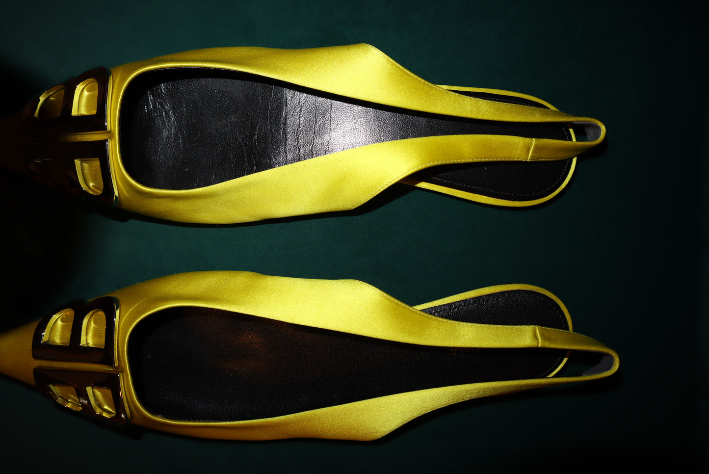 Balenciaga Silk Ballerina Sling backs