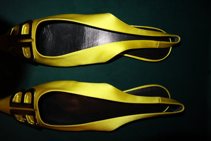 Balenciaga Silk Ballerina Sling backs