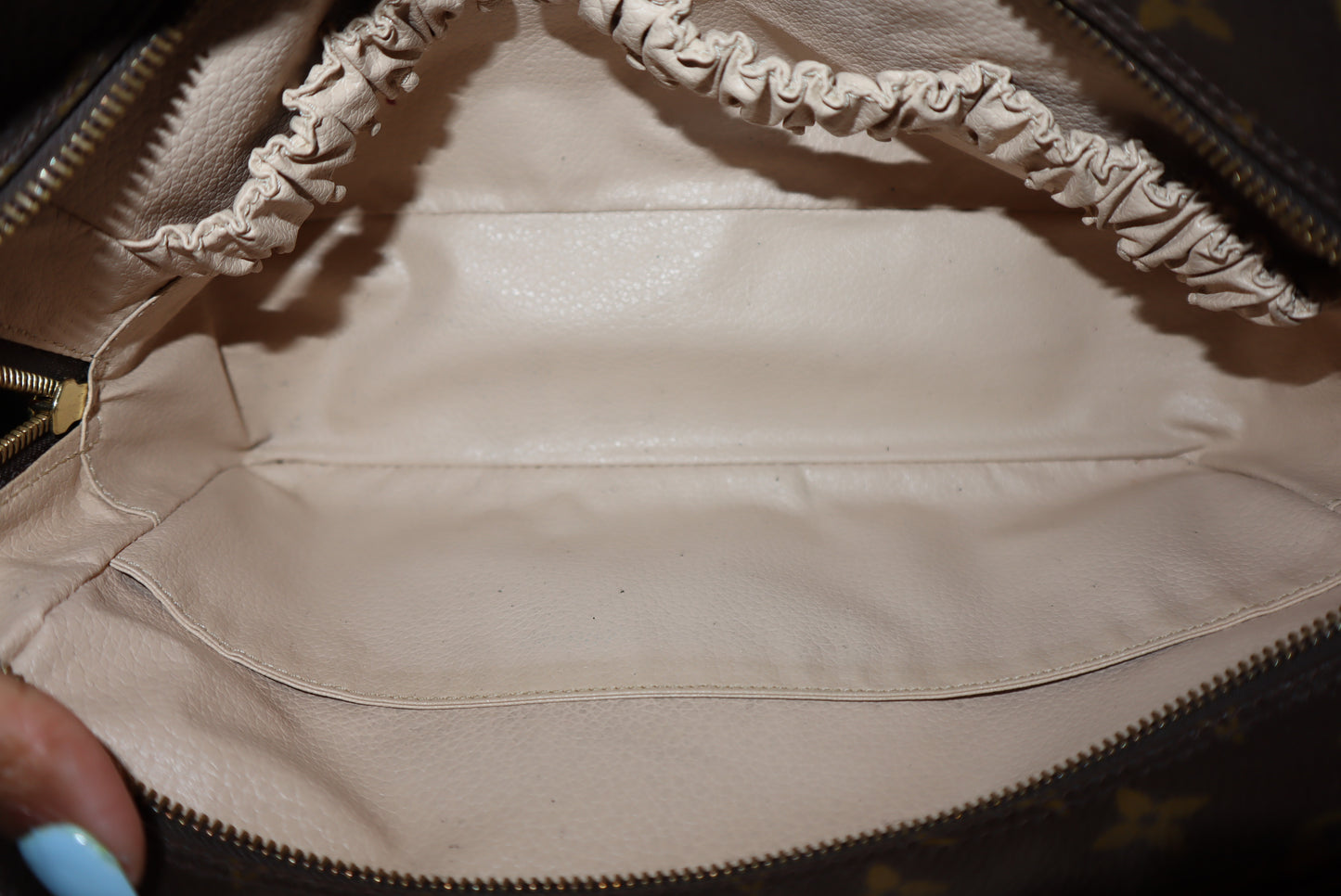 Louis Vuitton Monogram Truth Toilette 28 Clutch Bag Brown Pre-Loved (1)