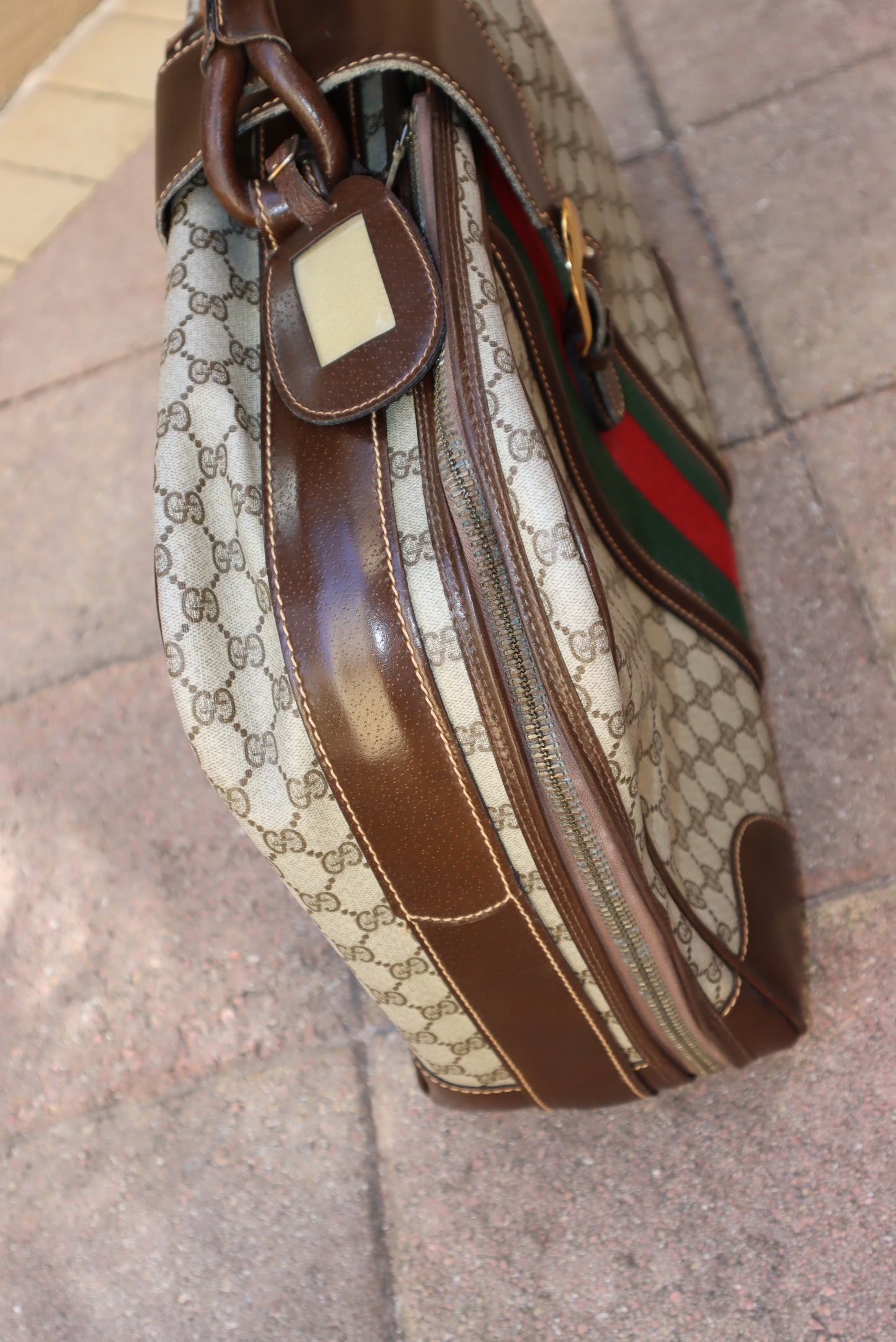 Gucci Travel Vintage Luggage Medium Size