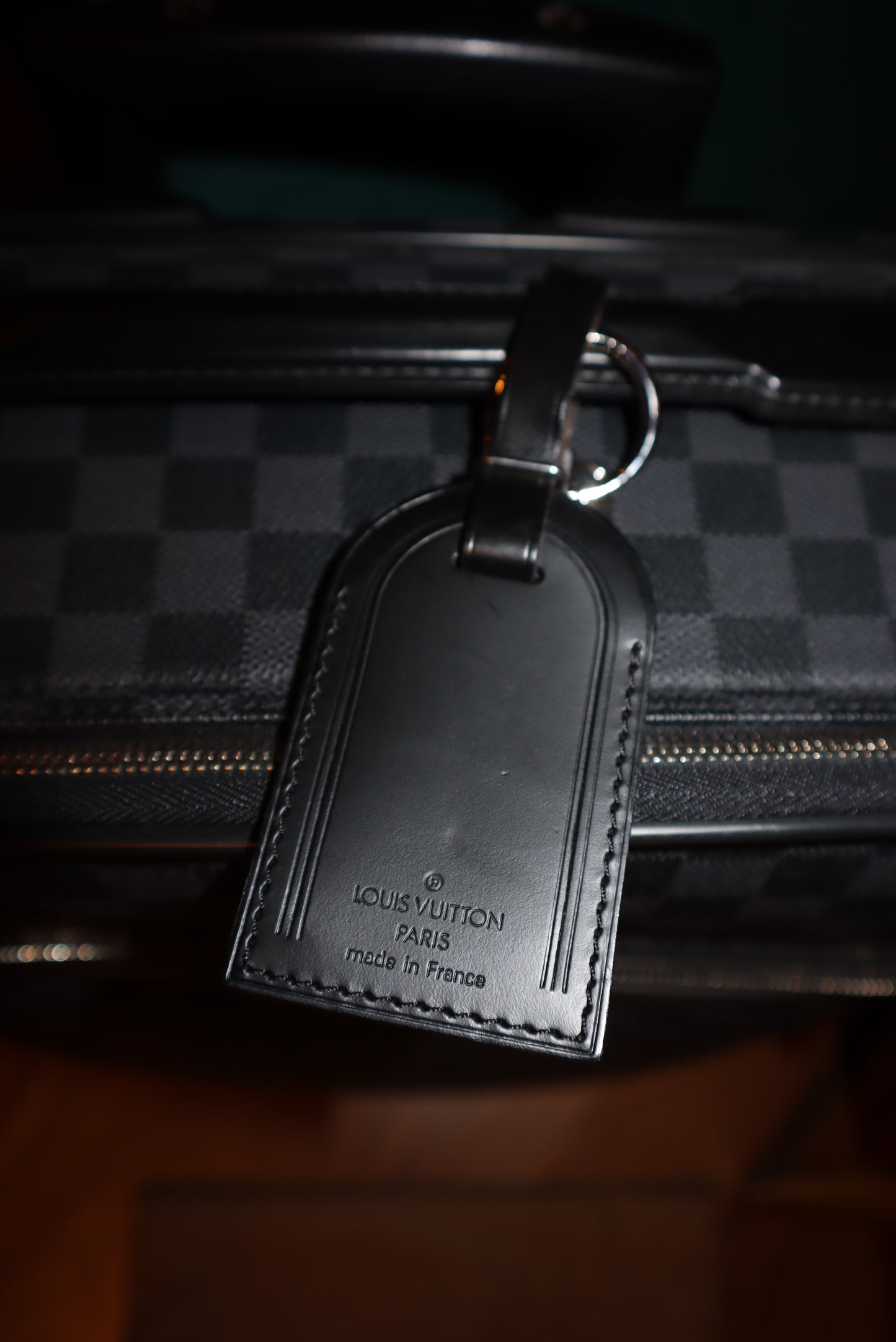 Louis Vuitton's Pégase 55 carry-on in Navy Blue Damier Ebene