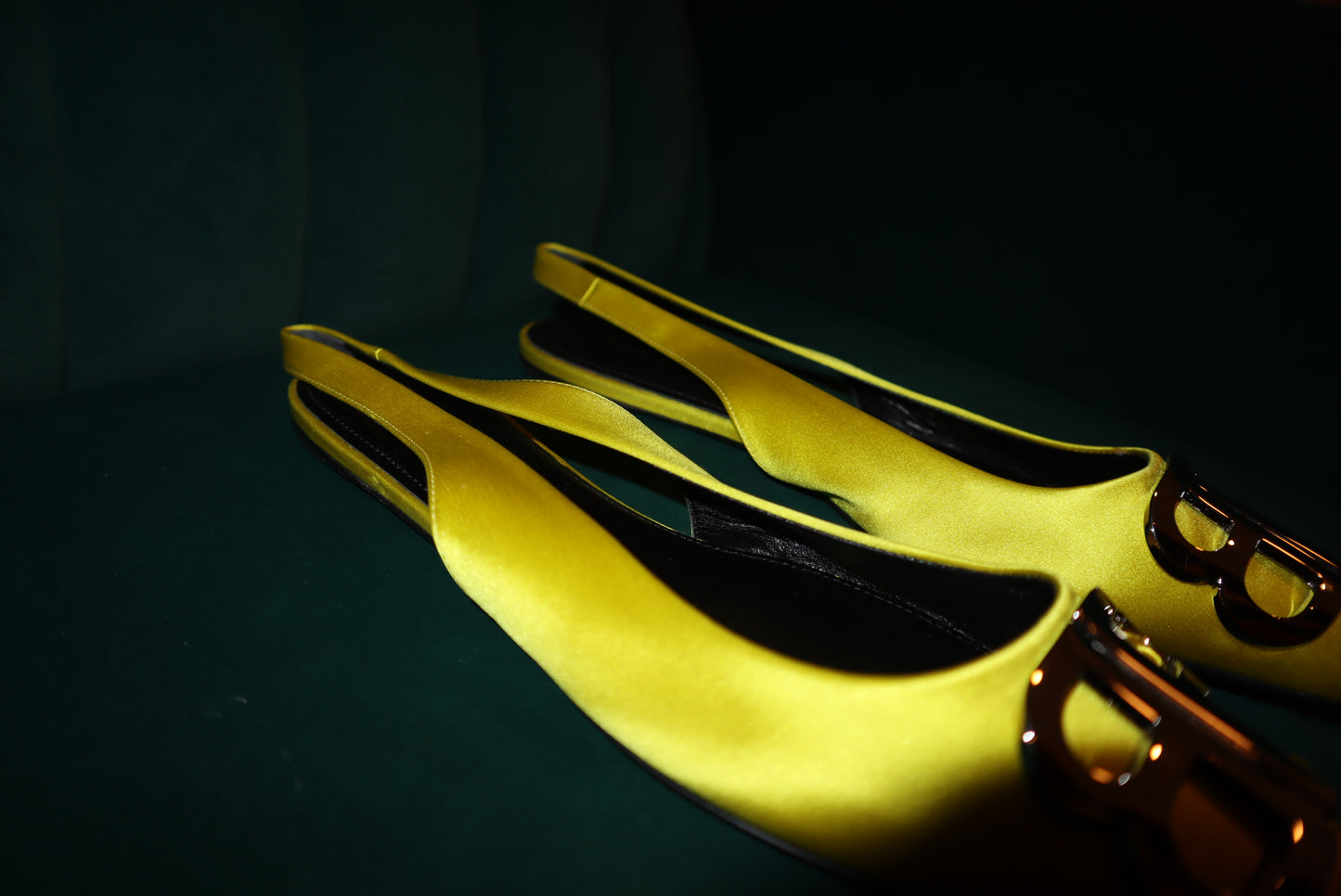 Balenciaga Silk Ballerina Sling backs