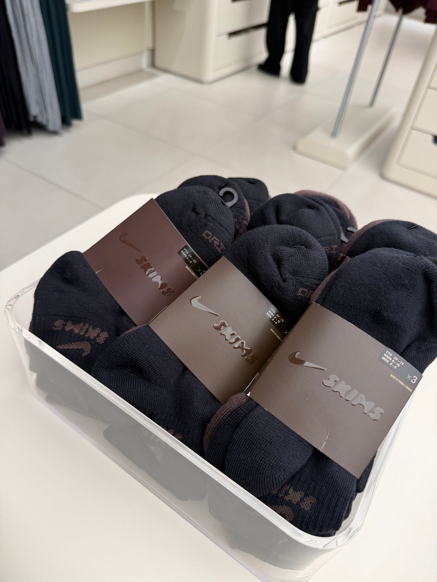3 Sets of NIKE SKIM SOCKS