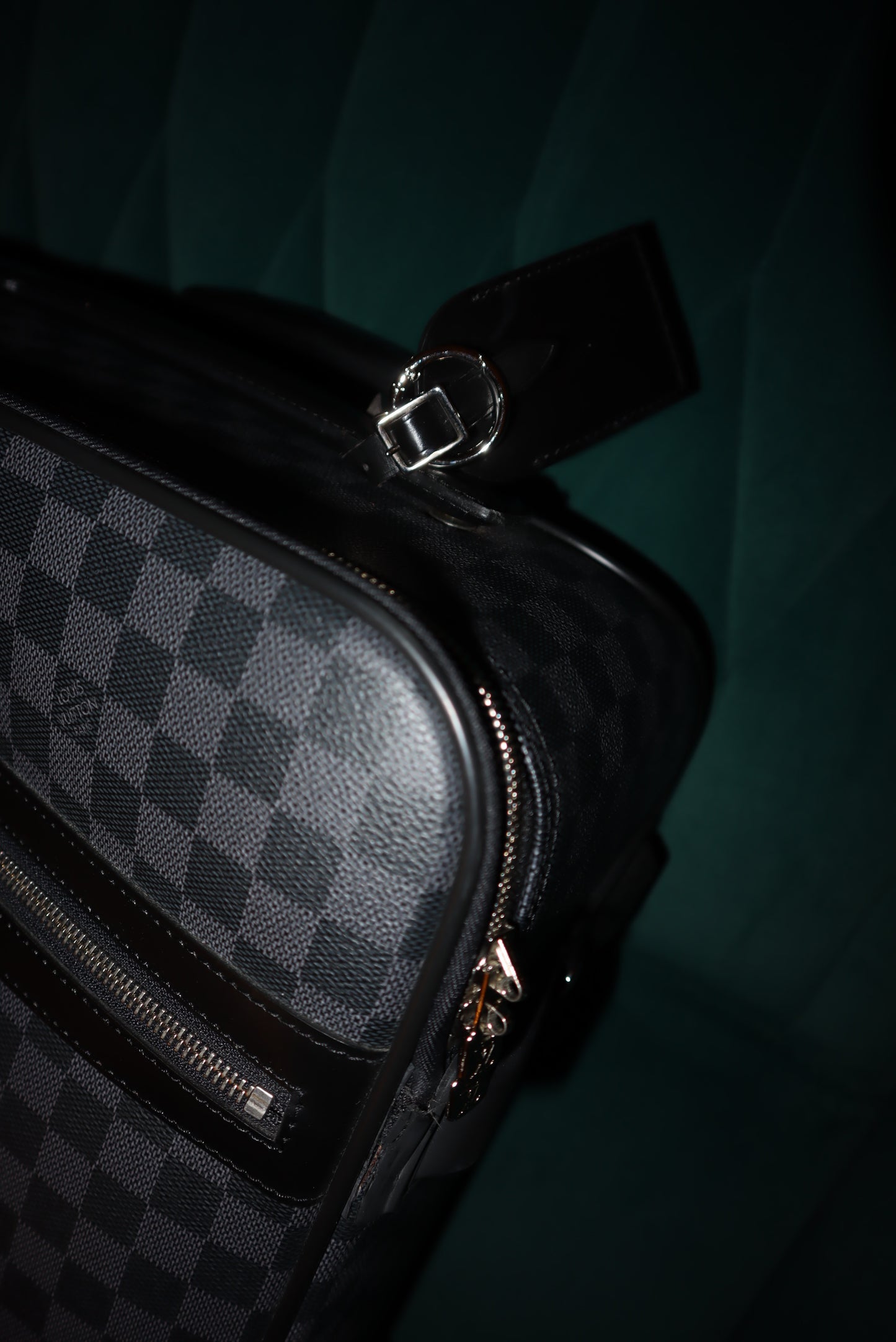 Louis Vuitton's Pégase 55 carry-on in Navy Blue Damier Ebene