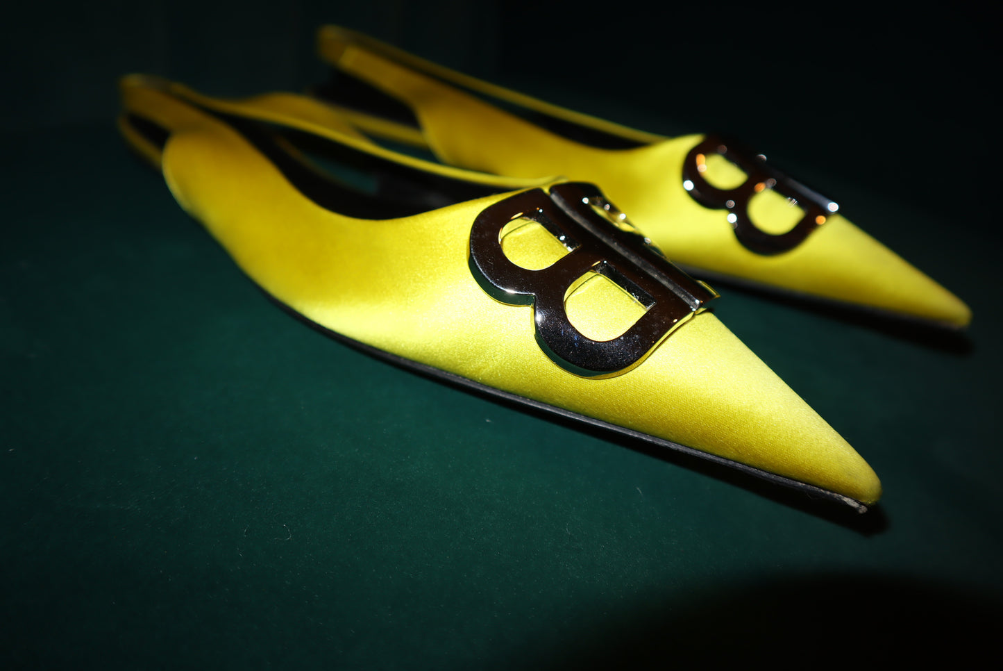 Balenciaga Silk Ballerina Sling backs