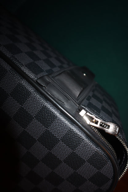 Louis Vuitton's Pégase 55 carry-on in Navy Blue Damier Ebene