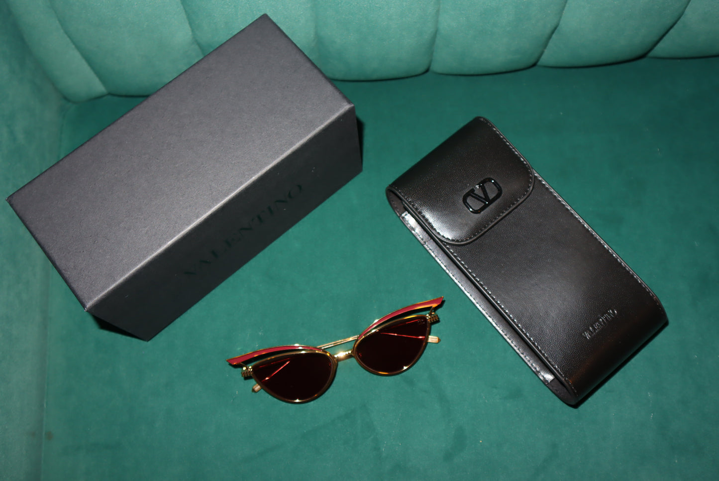 Titanium Valentino sunglasses