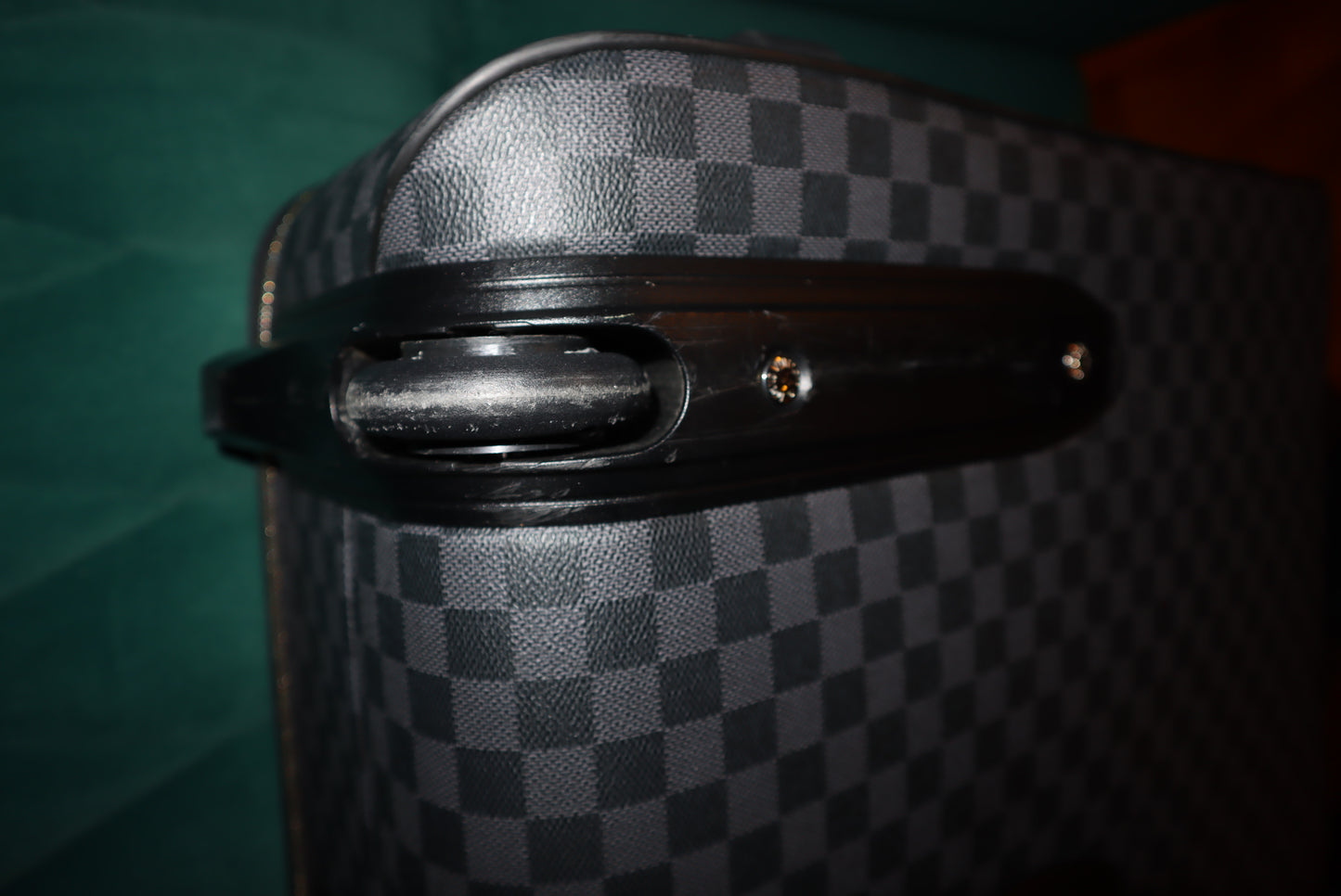 Louis Vuitton's Pégase 55 carry-on in Navy Blue Damier Ebene