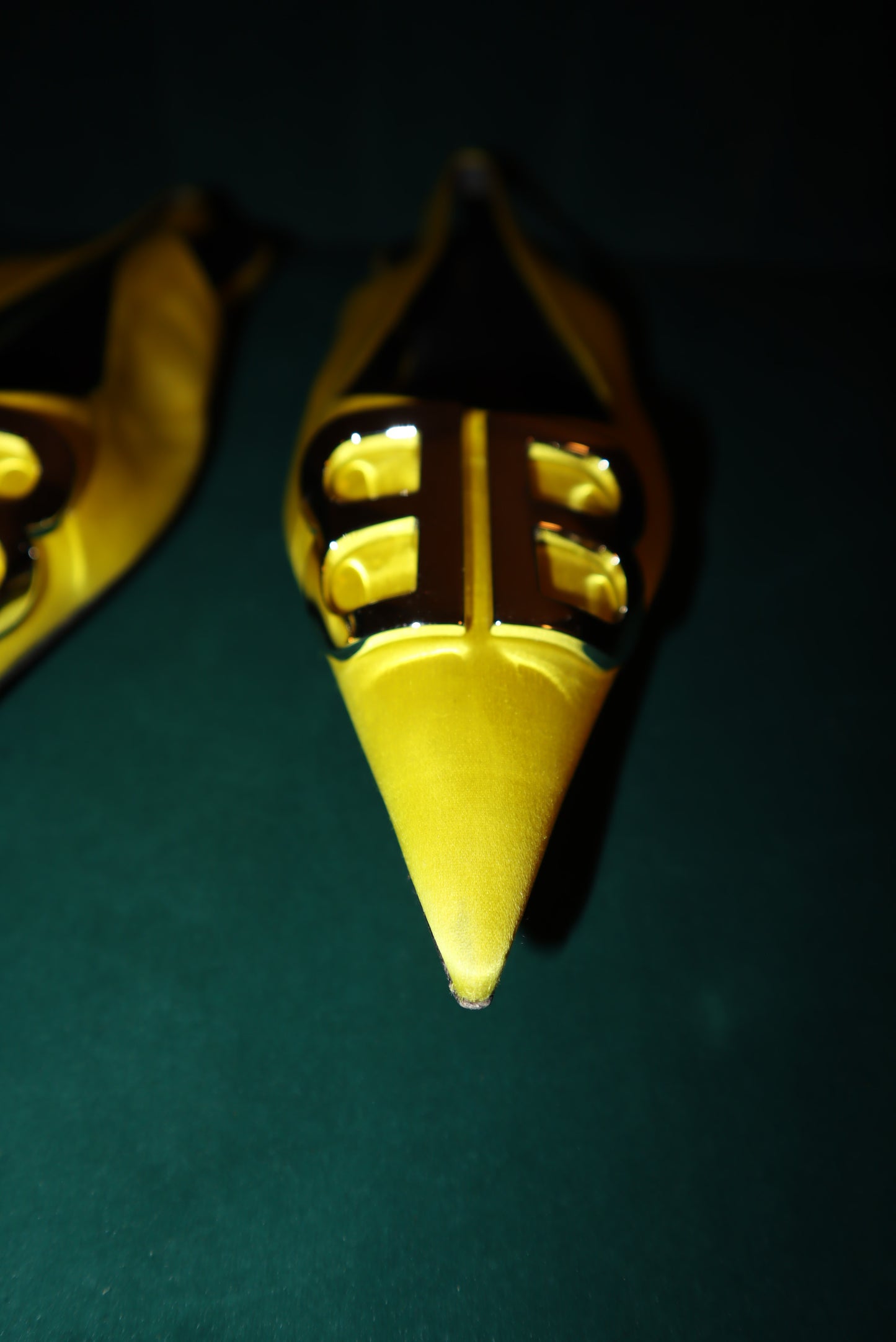 Balenciaga Silk Ballerina Sling backs