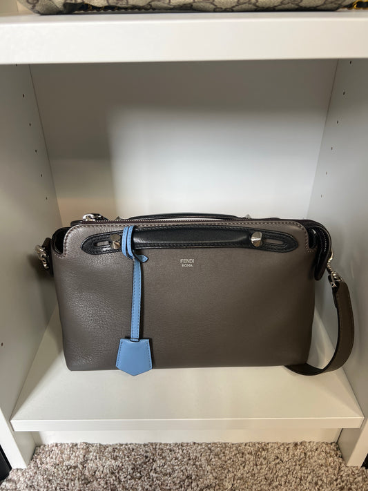 Pre-Loved Fendi By The Way Medium
Brown leather Boston bag