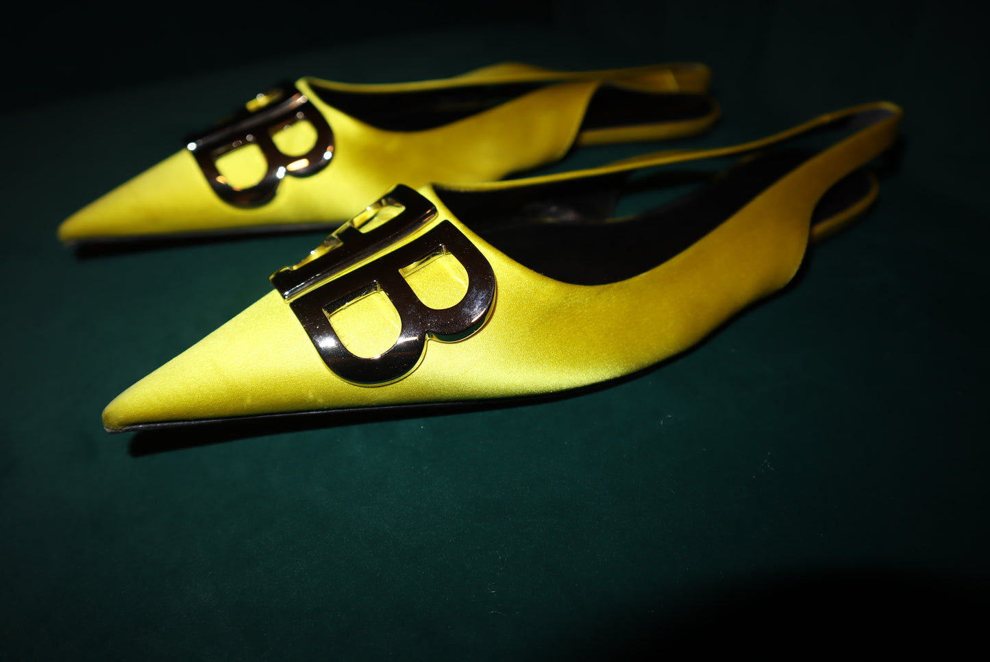 Balenciaga Silk Ballerina Sling backs