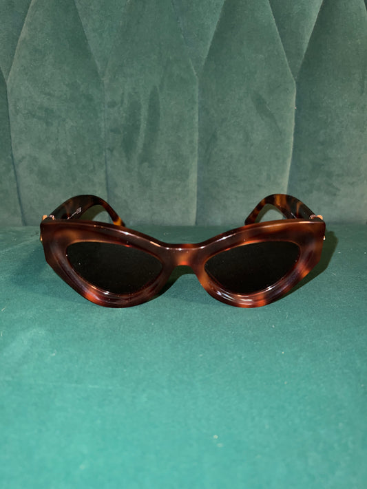 Fendi leopard print cat eyes