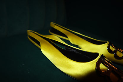 Balenciaga Silk Ballerina Sling backs