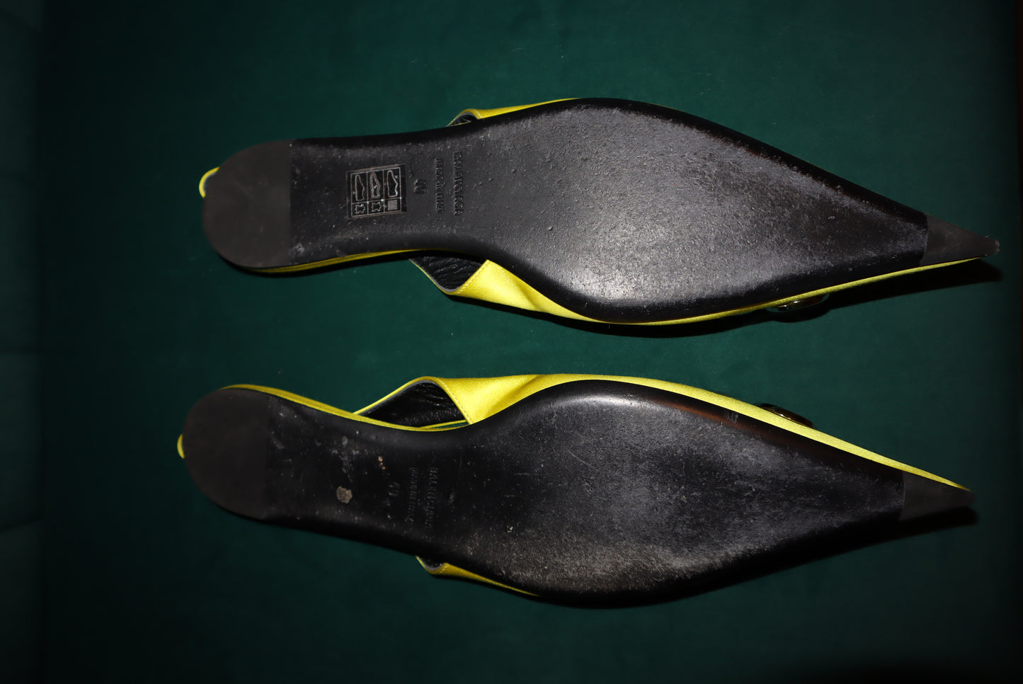 Balenciaga Silk Ballerina Sling backs