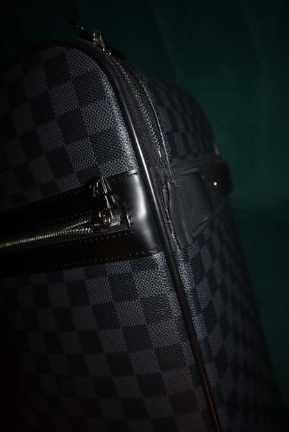 Louis Vuitton's Pégase 55 carry-on in Navy Blue Damier Ebene