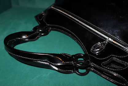 Cartier Black Patent Leather Meduim Marcello de Cartier Bag