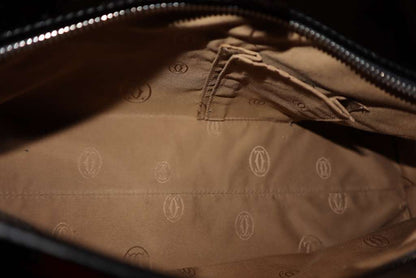 Cartier Black Patent Leather Meduim Marcello de Cartier Bag