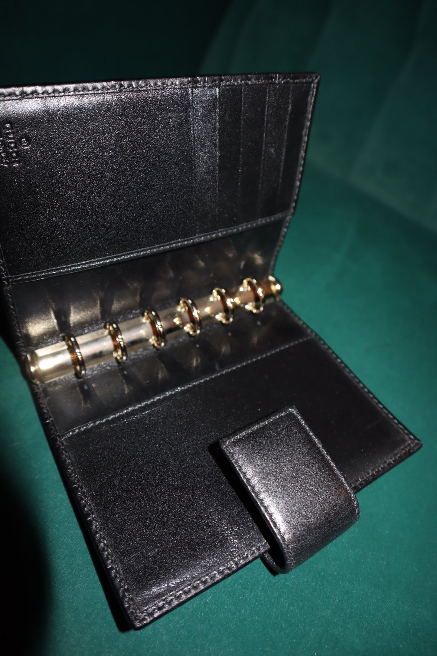 Gucci Black Leather Agenda Notebook Pre-Loved