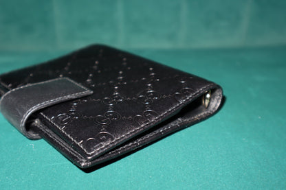 Gucci Black Leather Agenda Notebook Pre-Loved