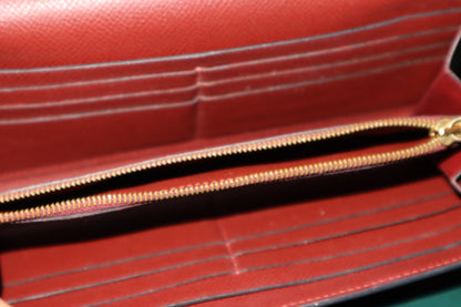 Hermes Ruby Epsom Leather Kelly Classic Wallet Pre-Loved